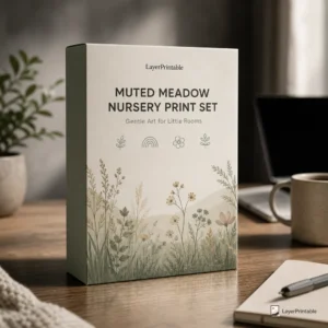 Muted Meadow Nursery Print Set