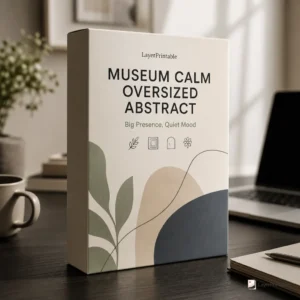 Museum Calm Oversized Abstract