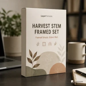 Harvest Stem Framed Set