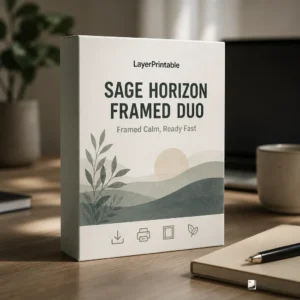 Sage Horizon Framed Duo