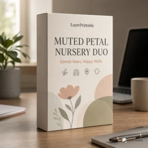 Muted Petal Nursery Duo