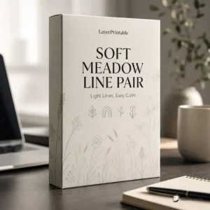 Soft Meadow Line Pair