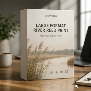 Large Format River Reed Print